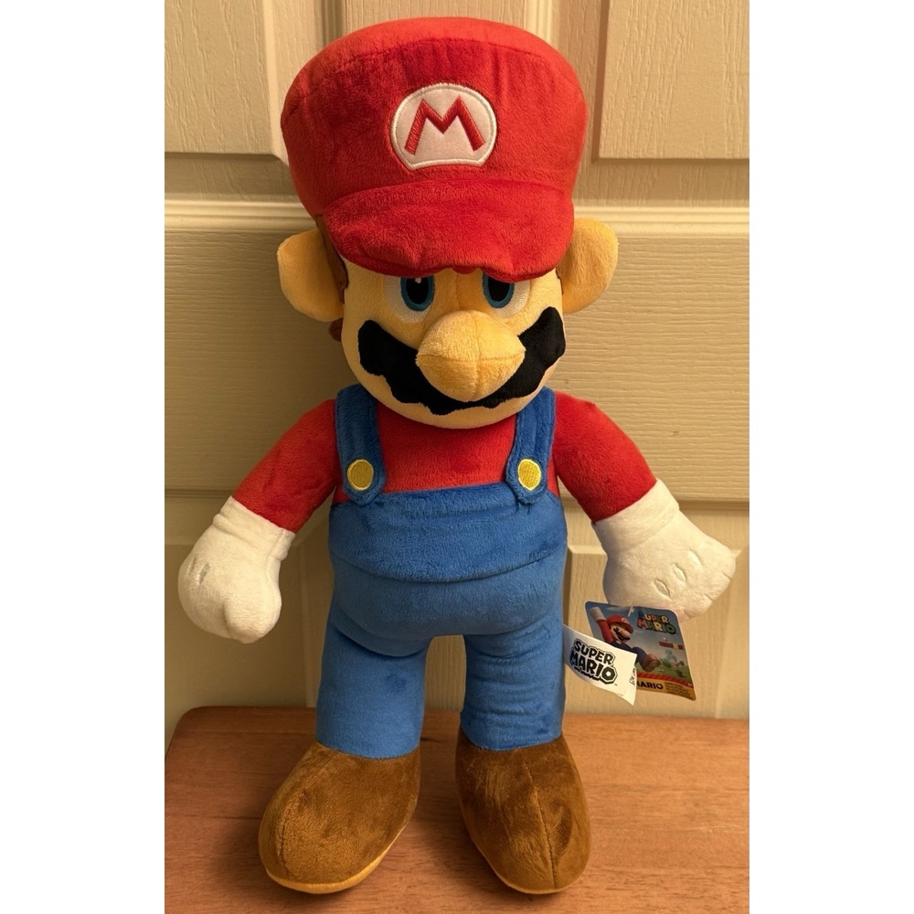 NINTENDO SUPER‎ MARIO BROS 20" LARGE PLUSH TOY